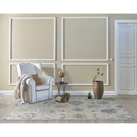 Palacedesigns 60 x 84 in. Ivory Wool Rug PA3669402